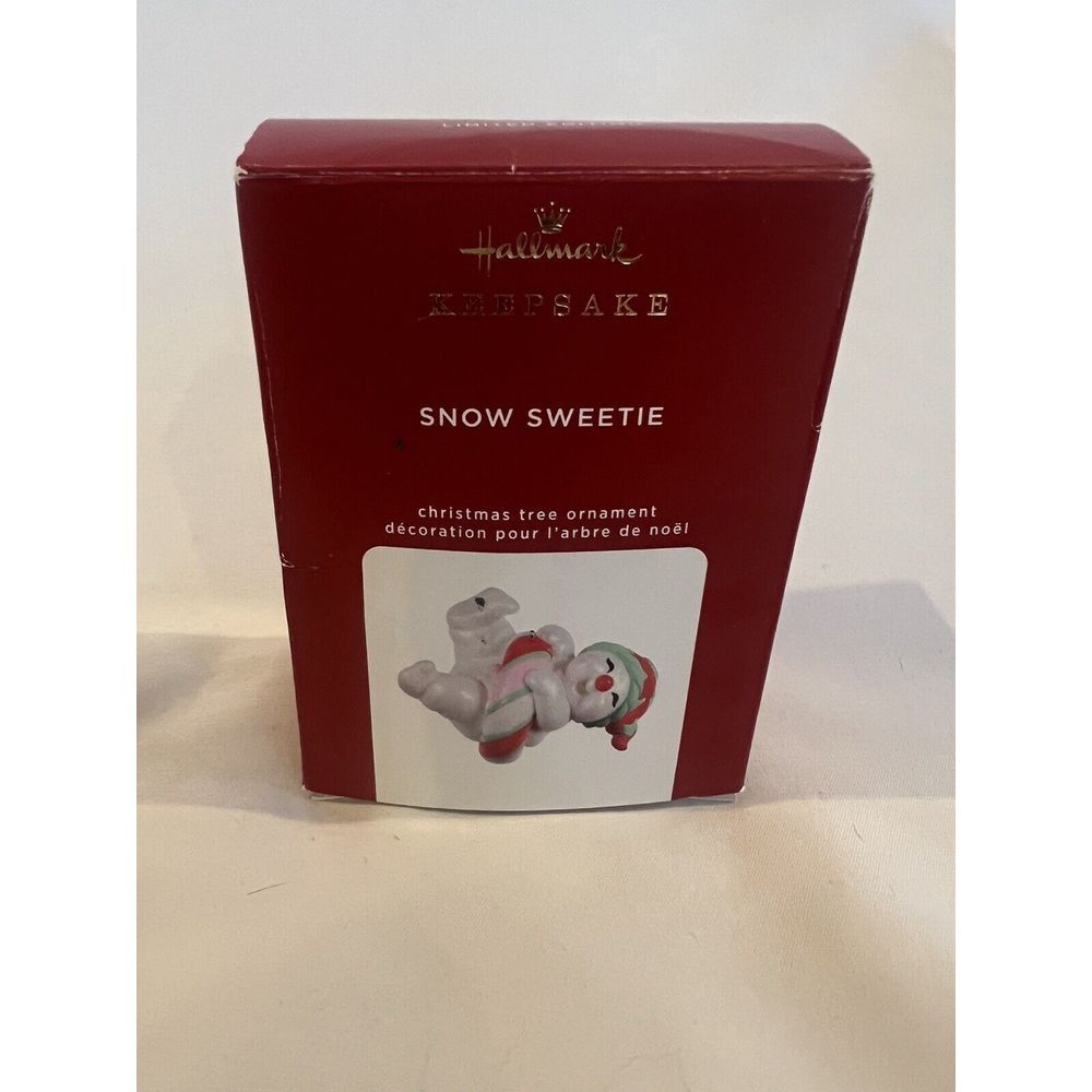 Hallmark Keepsake Snow Sweetie 2020 Limited Edition Christmas Ornament Snowman - Picture 1 of 5